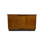 Vintage Dressoir Lowboard Tv Meubel Met Lades Jaren 60 Teak thumbnail 1