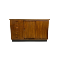 Vintage Dressoir Lowboard Tv Meubel Met Lades Jaren 60 Teak