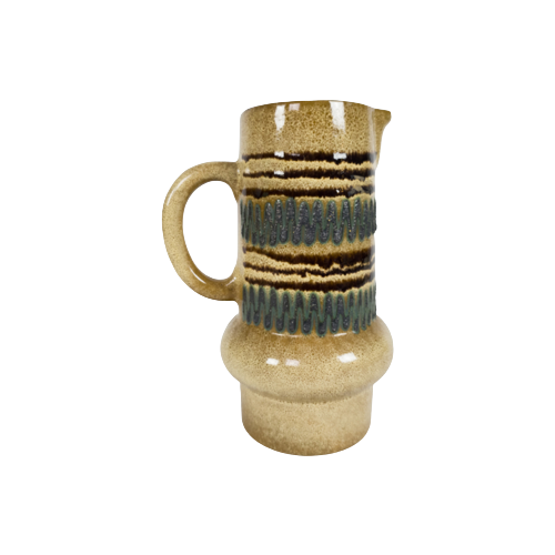 Strehla Keramik - Oost-Duitsland - Aardewerk - Bruin - Gesigneerd - 1960'S