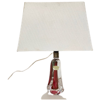 Rode Val Saint Lambert Lamp