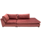 4x6 sofa - X2 Modulaire Bank Wijnrood Velours thumbnail 1