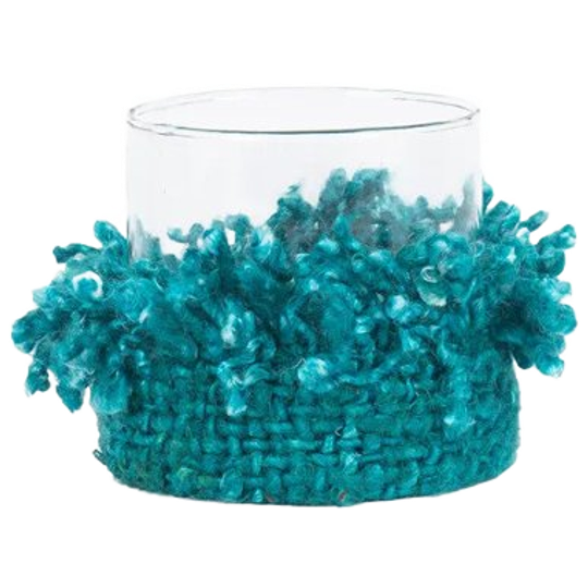 Bazar Bizar | De Oh My Gee Kaarsenhouder - Aqua - S 1