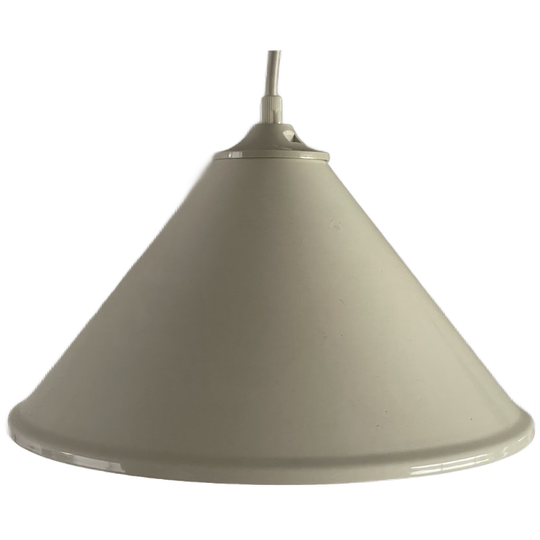 Vintage IKEA/ Massive Metalen Emaille Hanglamp 1