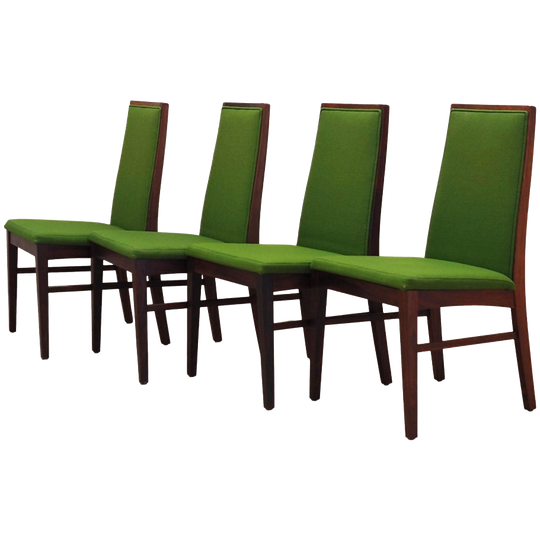 Set Of Four Rosewood Chairs, Danish Design, 1970s, Manufacturer: dyrlund 1