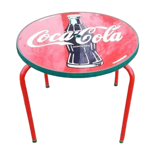 Vintage Coca-Cola Tafel In De "Oude" Kleuren.