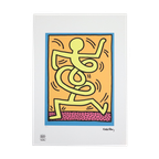 Offset Litho Naar Keith Haring Swing 19/150 Pop Art Kunstdruk thumbnail 1