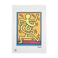 Offset Litho Naar Keith Haring Swing 19/150 Pop Art Kunstdruk