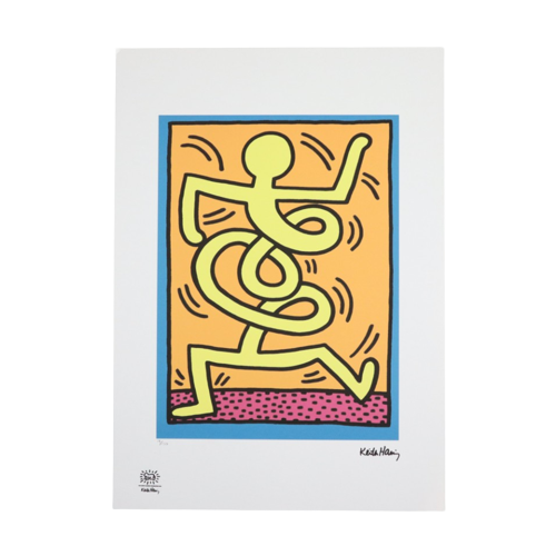 Offset Litho Naar Keith Haring Swing 19/150 Pop Art Kunstdruk