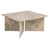Jukaa Salontafel - 90 X 90 Cm - Beige Marmer
