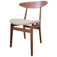 Vintage Deense Eetkamerstoel In Teak 1960