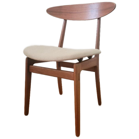 Vintage Deense Eetkamerstoel In Teak 1960 1