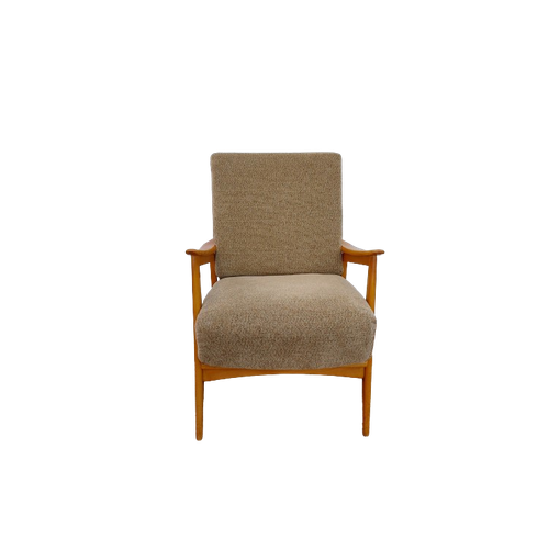 Vintage Fauteuil Jaren 70 Zachtgroen