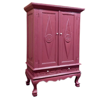 Antieke Meidenkast In De Kleur Merlot Mania Van Lab Paint