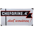 Top Emaille Bord Van Chefarine 4, Langcat Bussum. thumbnail 1