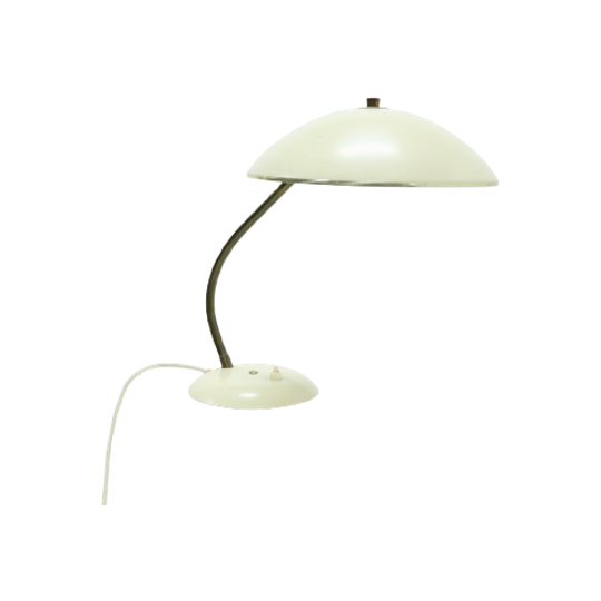 German Brass And Steel Desk Lamp By Sis Germany 1950s 1