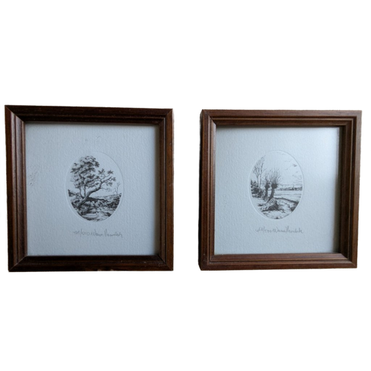 Warner Hemstede - Twee Etsen In Lijst 1