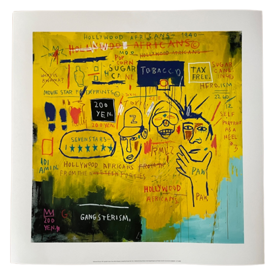 Jean Michel-basquiat After (1960-1988), Hollywood Africans, 1983 1