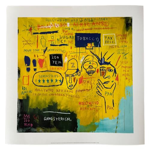 Jean Michel-Basquiat After (1960-1988), Hollywood Africans, 1983