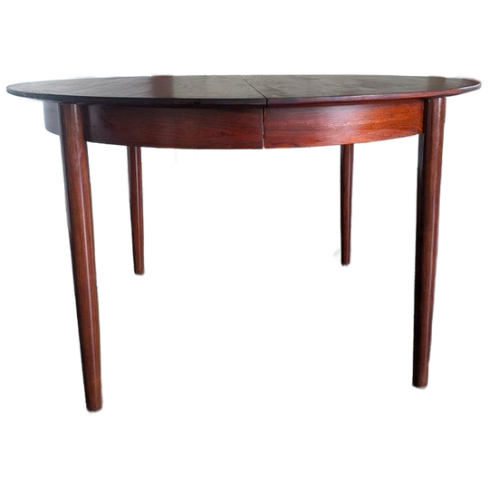 Vintage Ronde Deense Eettafel 121,5cm 1