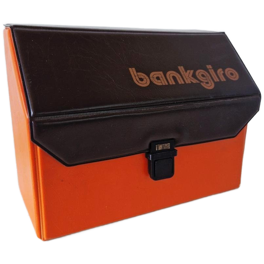 Bankgiro Doos Organizer Jaren 70 Brievenhouder 1