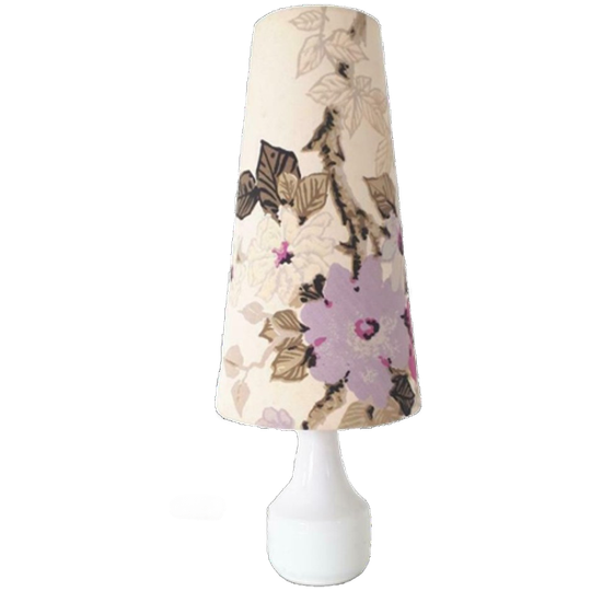 Vintage Lamp Schemerlamp Mini Vloerlamp Keramieke Voet 1