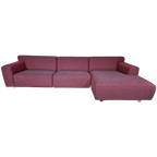 Montel Multi Plus Hoekbank - Rood- Grijs - Stof - Design thumbnail 1