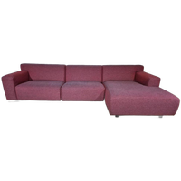 Montel Multi Plus Hoekbank - Rood- Grijs - Stof - Design