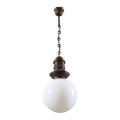 Antieke Opaline Hanglamp