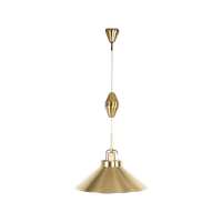 Lyfa Messing Hanglamp P295, 1960S