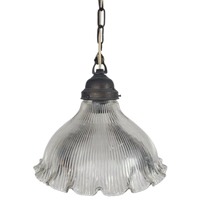 Art Deco - Holophane - Hanglamp - Kristal - 1950S