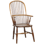Leuke Antieke Engelse Windsor Stickback Chair Uit De 19e Eeuw Gemaakt Van Iepenhout thumbnail 1
