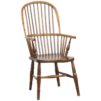 Leuke Antieke Engelse Windsor Stickback Chair Uit De 19e Eeuw Gemaakt Van Iepenhout