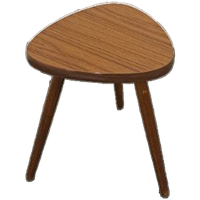 Bijzettafel Met Bruin Formica Blad, Plantentafel Nr. 21