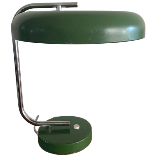 Green Bauhaus Style Desk Light By Klaus Hempel For Hustadt-Leuchten 1