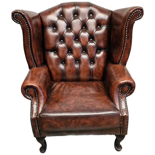 King Fauteuil Chesterfield Classic Antiek Bruin 1