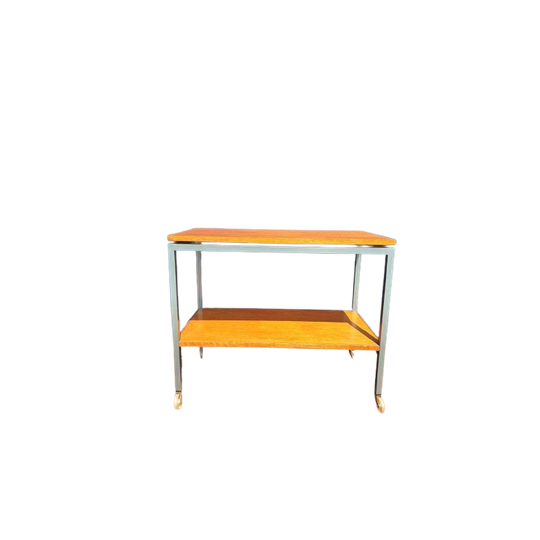Vintage Design Trolley Verrijdbaar Bijzettafeltje Tafeltje 1