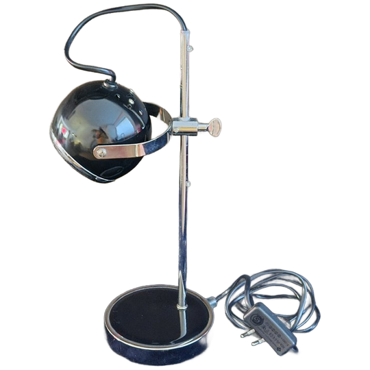 Vintage - Tafellamp - Bureaulamp - Zwart - Eyeball Lamp 1