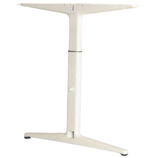 Ahrend Mehes H-Poot, Wit, Hoogte Instelbaar, Opnieuw Gecoat 1