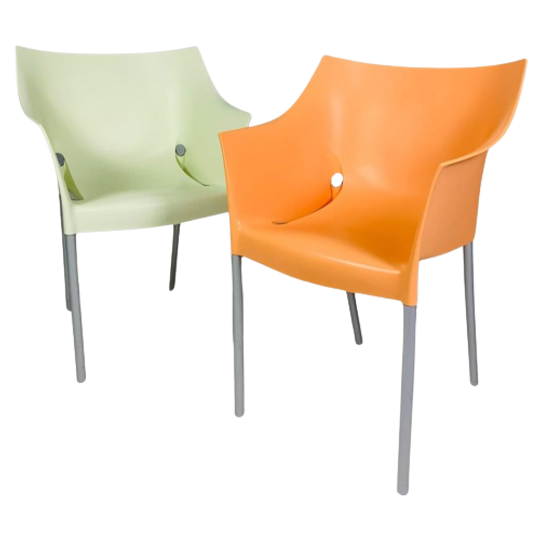 Set Van 2 Dr No Stoelen Door Starck Voor Kartell, Jaren 90 1