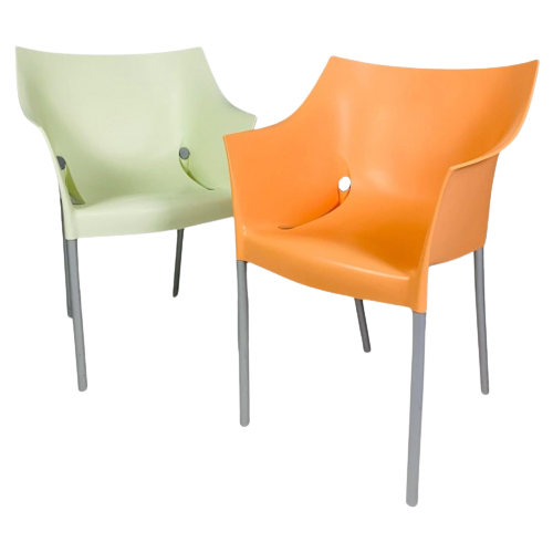 Set Van 2 Dr No Stoelen Door Starck Voor Kartell, Jaren 90