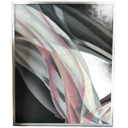 Anderson Mid-century Olie Op Doek, Abstract Groot Origineel Schilderij - Jaren ’60/’70 1
