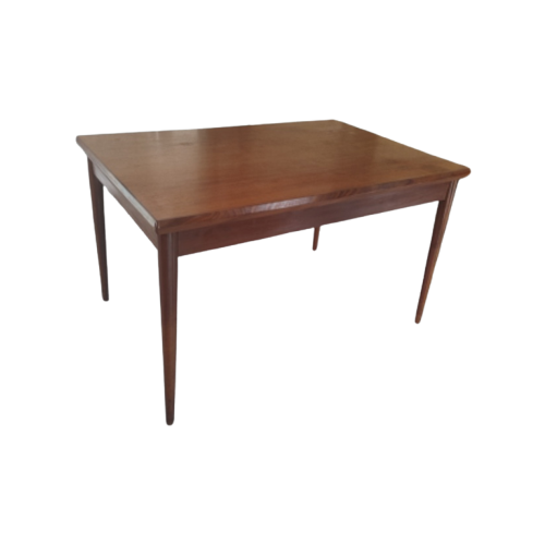 Uitschuifbare Vintage Teak Eettafel