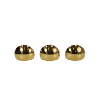 3 X Regency Messing Schelp Goud Wandlamp Italy Strak Design