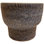 Vintage Bloempot Blauwe Keramieke Pot Jaren 70 thumbnail 1