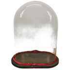 Antieke Vintage Grote Glazen Ovale Stolp 511 thumbnail 1