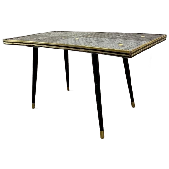 Vintage Mozaïek Salontafel / Bijzettafel / Tegeltafel 1