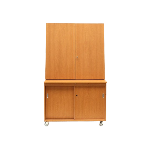 Unieke Vintage Kast / Dressoir / Boekenkast Gemaakt In De Jaren '70 1