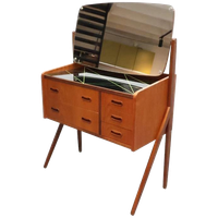 Mid Century Design Kaptafel Teak