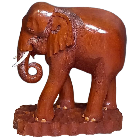 Antieke Grote Houten Olifant 1
