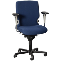 Comforto 77 Bureaustoel , Donkerblauw, 4D Armleggers